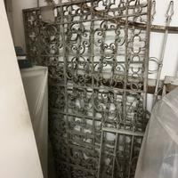 CANCELLO ANTICO IN FERRO BATTUTO