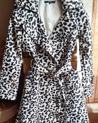 trench cappotto leopardato,t/40