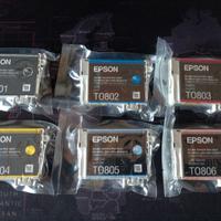 EPSON Multipack 6 cartucce T0807 serie Colibrì