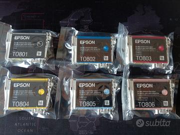 EPSON Multipack 6 cartucce T0807 serie Colibrì