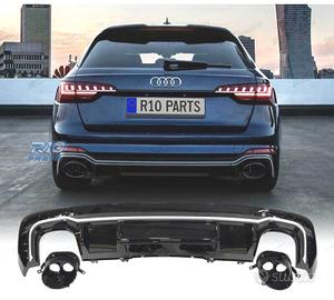 DIFFUSORE PER AUDI A4 20- LOOK RS4