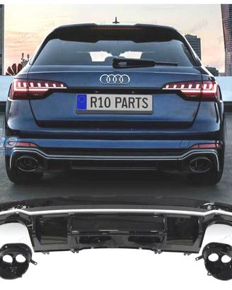 DIFFUSORE PER AUDI A4 20- LOOK RS4