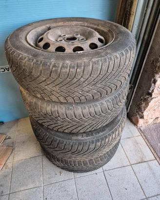 Set 4 x cerchi ferro 15" ET55 Volkswagen Touran