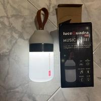 Luce con cassa Bluetooth Ricaricabile CFG El083