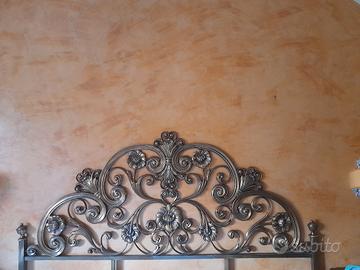 spalliera letto matrimoniale in ottone