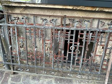 Ringhiera in ferro battuto lineare