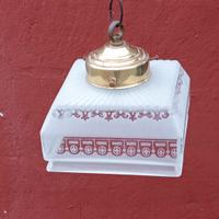 Lampadario art decò 