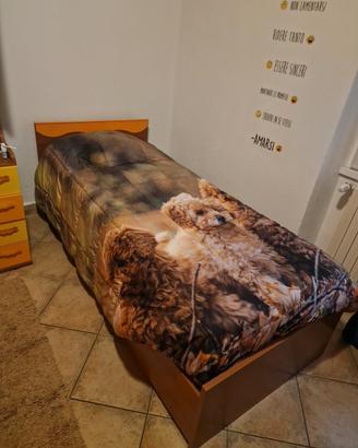letto contenitore singolo