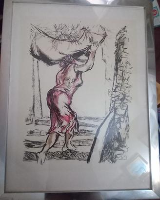 litografia di Renato Guttuso 