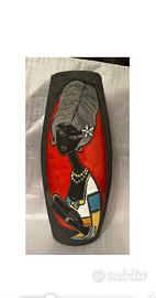 Vaso in ceramica anni 60 in smalto lavico