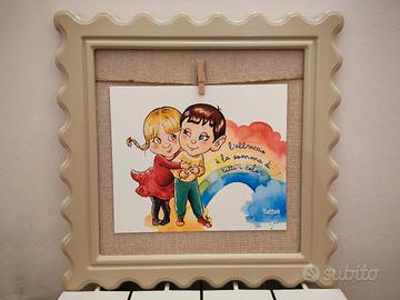 Stampa decorativa per arredo cameretta bimbi/asili