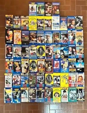 Film cassetta VHS "" Lotto 64 Cassette "" vari tit