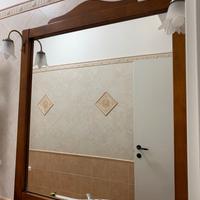 Specchio con plafoniere