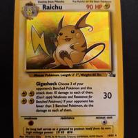 Raichu Eng Fossil Pokemon EXC vintage PSA BGS