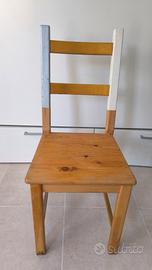 4 sedie ikea IVAR in pino