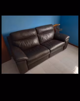 Divano relax elettrico tre posti 