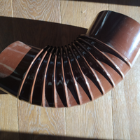 2 curve da 90 gradi diametro 130 canna fumaria