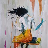 Acquerello "L' altalena"