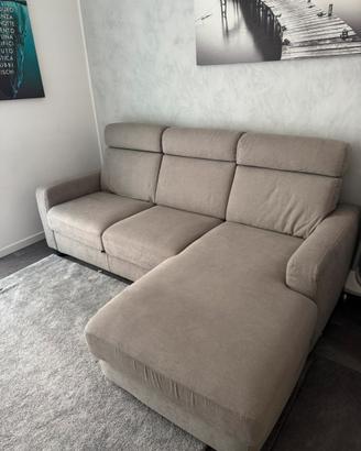 Divano ang. PoltroneSofà - 3 posti + chaise longue