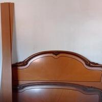 Testiera / giro letto in legno anni 50 / 60