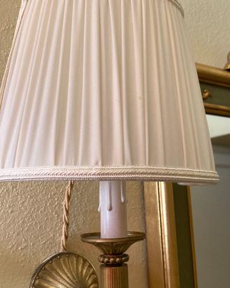 Applique ottone vintage con ventolina