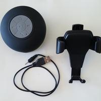 Vivavoce bluetooth con portacellulare da auto