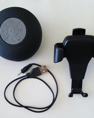 Vivavoce bluetooth con portacellulare da auto