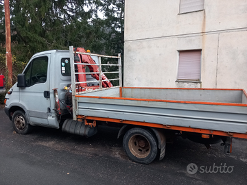 Iveco daily 35c11 gru e cassone fisso