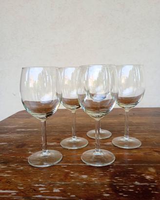 5 calici lisci