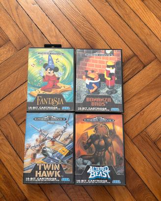 Videogame x4 Sega Mega Drive