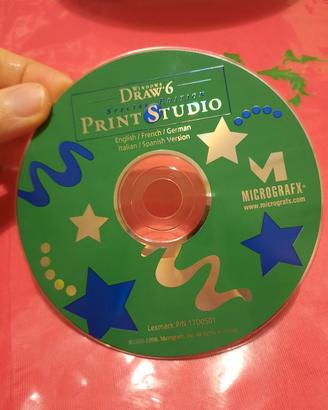 Windows Draw 6 Print Studio Micrografx CD