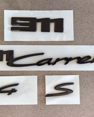 Scritte PORSCHE 992 911 Carrera 4 S