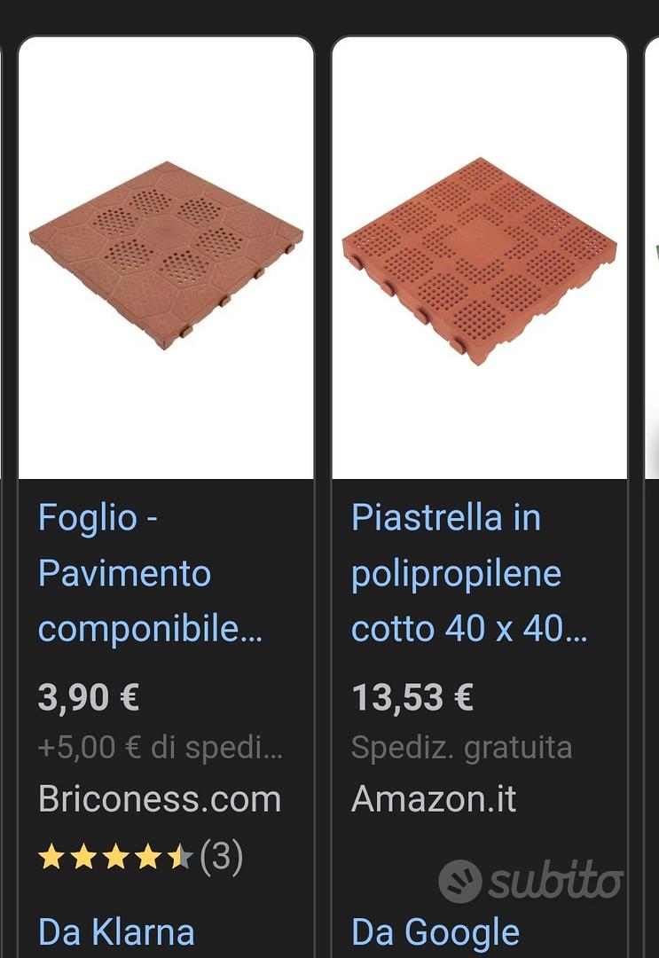 Pavimento PVC in piastrelle 40x40 autoadesive