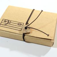 Felice Botta Taccuino Vintage Design Musica Basso