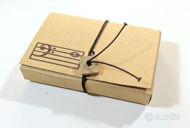 Felice Botta Taccuino Vintage Design Musica Basso