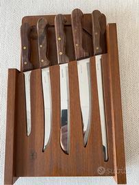 Tagliere con coltelli assortiti AMC