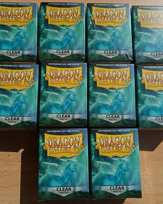 Dragon Shield Matte 10x100 Sleeves "Clear" Bustine