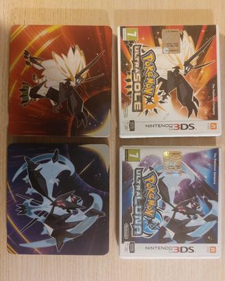 pokemon ultra sole e ultra luna set completo 