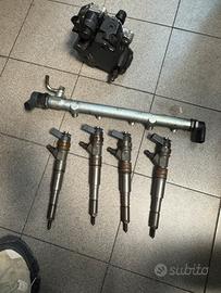 Iniettori e pompa e flauto