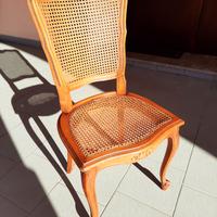 Sedia in legno massello in stile Barocco