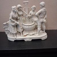 Gruppo in bisquit anni Venti sec XX