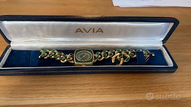 Orologio da donna AVIA vintage anni ’70 oro verde
