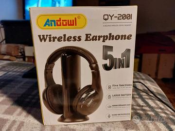 Cuffie Andowl QY-2001 Stereo Wireless 5 IN 1 WIFI