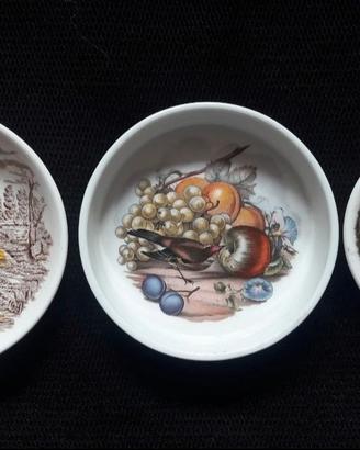 VECCHI POSACENERE PIATTINI CERAMICA INGLESE VINTAG