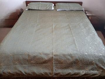 COPRILETTO MATRIMONIALE VERDE