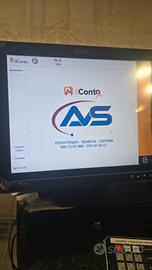 cassa touch screen con stampante