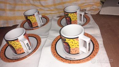 tazzine da caffè con  piattino britto per egan 4