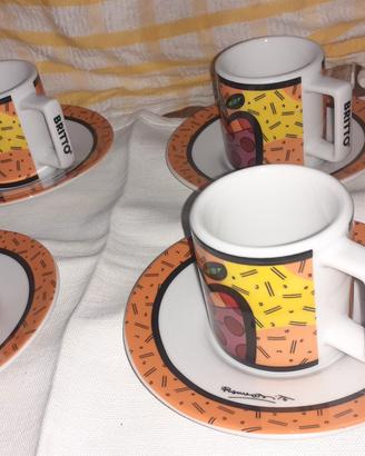 tazzine da caffè con  piattino britto per egan 4