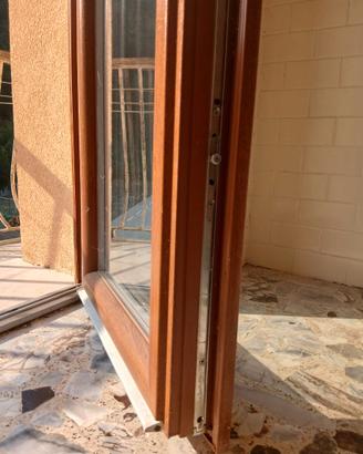 Porta finestra anta e ribalta PVC