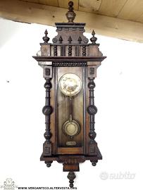 176393 Antico orologio a pendolo funzionante